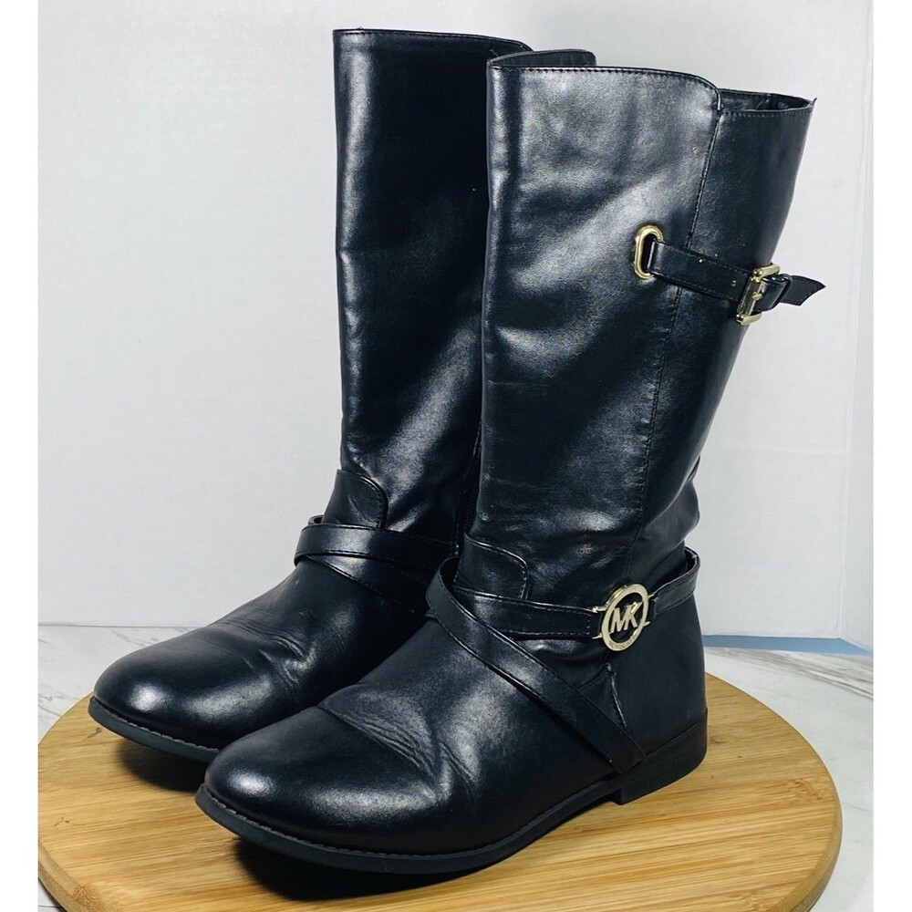 Michael Kors Women's Emma Louise Boots Color Black. Size 5